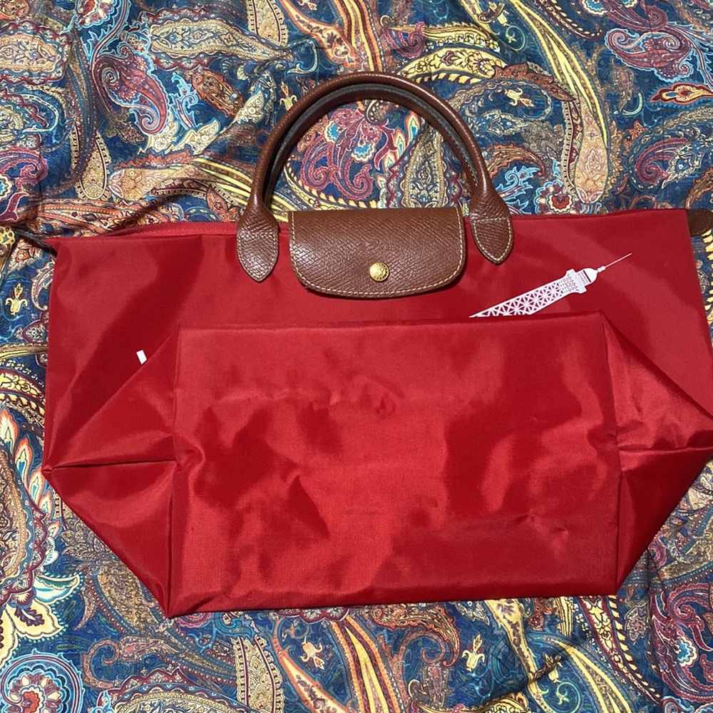Longchamp Le Pliage Eiffel Tower top handle tote - Picture 3 of 6